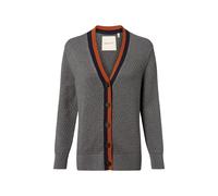 GANT Cardigan gris / orange / noir, Taille M