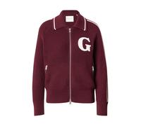 GANT Cardigan lie de vin / blanc, Taille XS