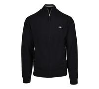 Gant - Cardigan z fermetureure éclair - Homme - Pulls - Noir - Taille: M