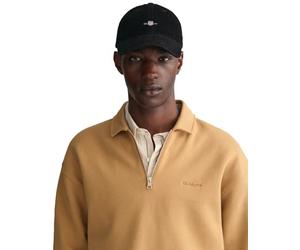 GANT Casquette Unisexe en Velours côtelé, Noir, Taille Unique, Noir, Taille Unique