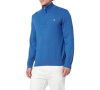 GANT Casual Cotton Half Zip Pull-Over, Bleu Vif, XXXL Homme