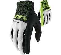 Gant Celium 100 % jaune fluorescent, jaune, blanc, noir