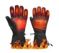 Gant Chauffant Moto, Respirant et Coupe-Vent, Réglage à Trois Niveaux avec Écran Tactile, Gant Moto Hiver 4000mAh pour le Ski, la Randonnée, le Patinage et Tous les Sports de Plein Air (Taille unique)