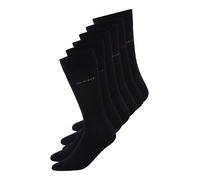 GANT Lot de 6 Paires de Chaussettes en Coton Doux, Marine, 43-45 Homme
