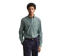 GANT Chemise émeraude / blanc, Taille XXL