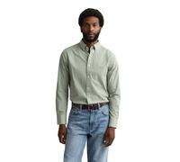 Gant - Classic Poplin Shirt - Homme - Chemises - Vert - Taille: 2XL