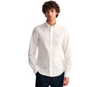 Chemise manches longues en popeline Gant Slim Classic Blanc L