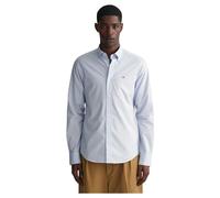 GANT Chemise Classique Slim Poplin pour Homme, Bleu Clair, L