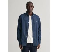 Gant Chemise à Manches Longues Slim Indigo Bd