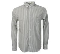 GANT Reg Classic Poplin Stripe Shirt Chemise, Kaki, XXL Hommes