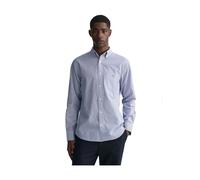 Gant - Chemise à Rayures Clic Banker Stripe Gant - Homme - Chemises - Bleu - Taille: XL