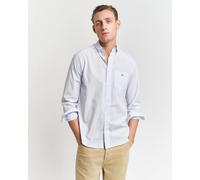 GANT Chemise bleu clair / blanc, Taille L