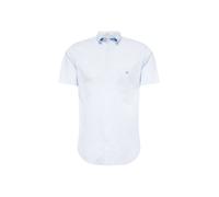GANT T-Shirt REG Poplin SS pour Homme, Bleu Clair, M