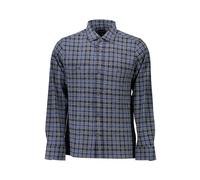 Gant - Chemise Bleue en Coton - Homme - Chemises - Bleu - Taille: S