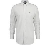 GANT Chemise Classique REG Jersey piqué pour Homme, Blanc, Standard, Blanc., L