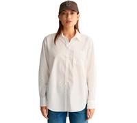 GANT Chemise Classique REL Poplin pour Femme, Blanc, Standard, Blanc., 42