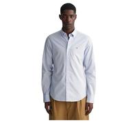 GANT Chemise Classique Slim Poplin pour Homme, Bleu Clair, S