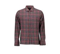 Gant, Homme, Chemises, Multicolore, Taille: S Chemise à manches longues Marron Col français