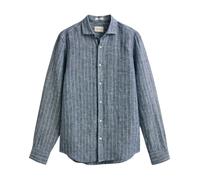 Gant - Chemise en lin rayée Regular Fit - Homme - Chemises - Bleu - Taille: XL