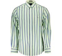 GANT Chemise Homme Jaune-Blanc-Bleu Coton : Taille - S Taille : S