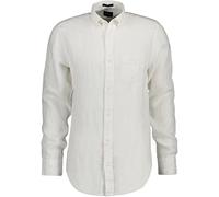 GANT Chemise Manches Longues en Lin Blanc Ref: 3230085-110 Taille M