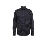 GANT REG Poplin Shirt Chemise en Popeline Regular, Black, XL Homme