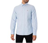 Gant Slim Oxford Long Sleeve Shirt Bleu L Homme
