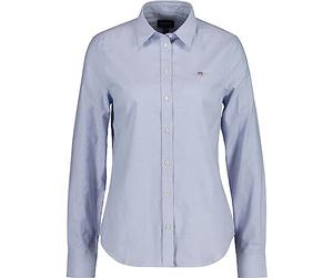 Gant Chemise Oxford Extensible pour Femme Coupe Classique, Bleu Clair, 38