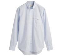 GANT Chemise Regular Fit Gingham Poplin manches longues Bleu M Homme