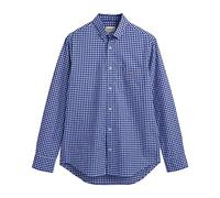 GANT Chemise Reg Poplin Gingham pour Homme, College Blue, 4XL