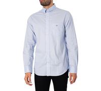 Gant Chemise Reg Poplin pour Homme, Bleu Clair, M