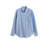 GANT Chemisier bleu / gris foncé / blanc, Taille M