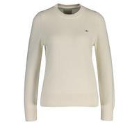 GANT Col en C Classique en Coton Sweater, crème, L Femmes