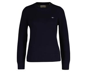 GANT Col en C Classique en Coton Sweater Femme