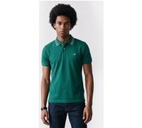 GANT Collar Tipping Ss Polo Deep Forest Green Taille: L | T-Shirts Outlet | Homme | Vert