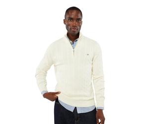 Gant Cordon en Coton avec Demi-Fermeture Éclair Pull-Over Homme (Lot de 1)