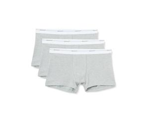 Gant Core Trunk Lot de 3 Boxers pour Homme, Gris Clair chiné, 3XL