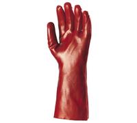 Gant coton enduction PVC rouge LG36CM T9 EURO PROTECTION 3619