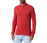 GANT Coton piqué Demi-Fermeture éclair, Iron Red, XL