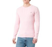 GANT Cotton Cable C-Neck Pull-Over, California Pink, 3XL Homme