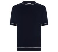 Gant - Cotton Modal SS C-Neck - Homme - Pulls - Bleu - Taille: XL