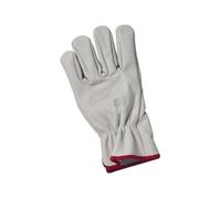 Gant cuir de bovin tout fleur - marque inconnue - taille 8 - manutention légère - milieu sec