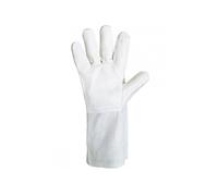 Gant cuir SINGER Paume fleur bovin, dos croûte, manchette croûte 15 cm - Taille 10 - 51GS15