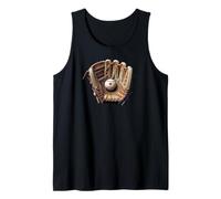 Gant de Baseball Vintage pour Jeu de Lanceur à Domicile Débardeur