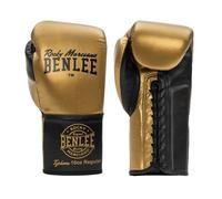 BENLEE Typhoon Gants de Boxe en Cuir Doré/Noir 10 oz Taille L