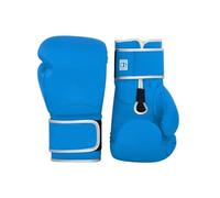 Gant de Boxe Gants de Boxe for Hommes et Femmes, MMA, Latex véritable, entraînement Professionnel, Sparring, Muay Thai, Sac Frappe, Mitaines 12, 14, 16 oz(Blue,16 oz)
