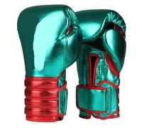 Gant de Boxe Gants de Kick-Boxing for Adultes, Hommes et Femmes, en PU, for karaté, Muay-thaï, équipement d'entraînement for Enfants(Green,12oz)