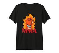 Gant de Boxe MMA brûlant avec feu T-Shirt Haut de Gamme