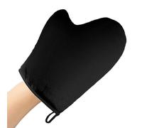 Gant de bronzage, applicateur pour bronzage, applicateur floqué ultra lavable en machine avec doigt pour sprays, lotions et mousse sur le visage femmes et hommes