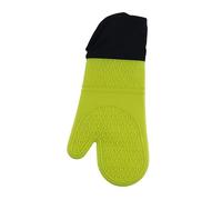 Gant de Cuisine 1PC Gants de Four Isolés Résistants à la Chaleur en Silicone Mitaines Micro-Ondes Outils Cuisson Ménage Cuisine Bar Ustensiles(Green)